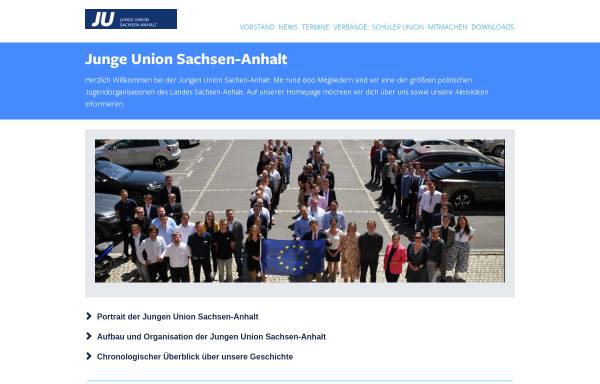 Vorschau von www.julsa.de, Junge Union Sachsen-Anhalt