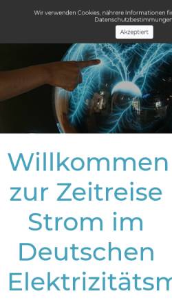 Vorschau der mobilen Webseite www.zeitreisestrom.de, Umspannwerk Recklinghausen