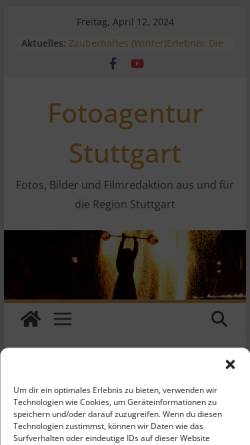 Vorschau der mobilen Webseite www.fotoagentur-stuttgart.de, Fotoagentur Stuttgart