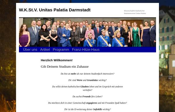 Vorschau von palatia.unitas.org, Unitas-Palatia zu Darmstadt