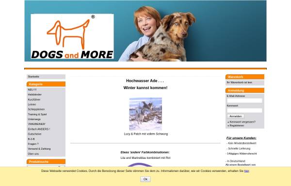 Vorschau von www.dogsandmore.de, Dogs and More