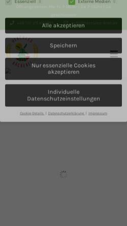 Vorschau der mobilen Webseite hercules-baeckerei.de, Hercules Vollkorn- und Mühlenbäckerei