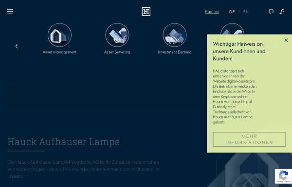 Vorschau von www.bankhaus-lampe.de, Bankhaus Lampe KG