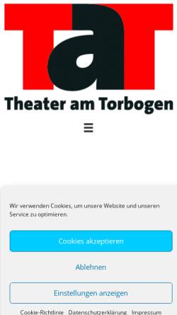 Vorschau der mobilen Webseite www.theater-am-torbogen.de, Rottenburg, Theater am Torbogen