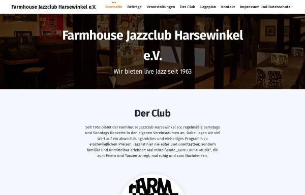 Vorschau von www.farmhouse-jazzclub.de, Farmhouse Jazzclub