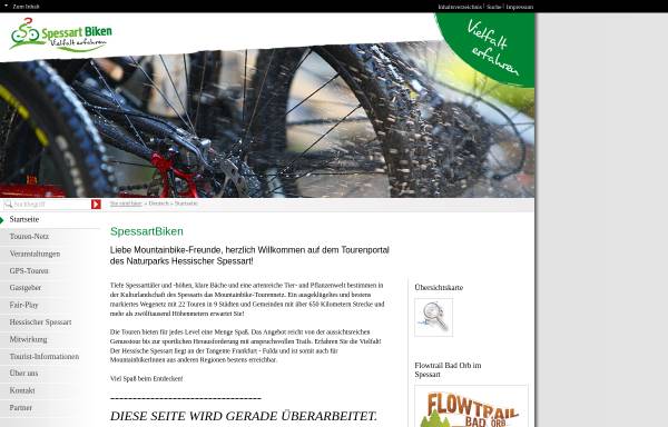 Vorschau von www.spessartbiken.de, Spessart-Bike-Marathon