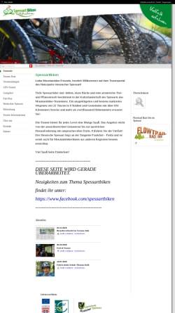 Vorschau der mobilen Webseite www.spessartbiken.de, Spessart-Bike-Marathon