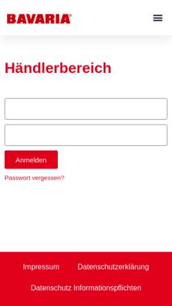 Vorschau der mobilen Webseite bavaria-brandschutz.de, Bavaria Brandschutz