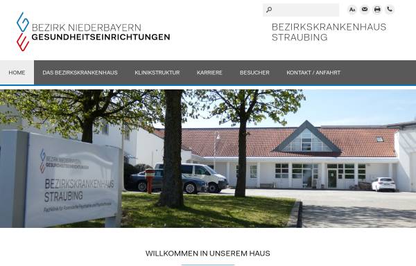 Vorschau von www.bkh-straubing.de, Bezirkskrankenhaus Straubing Forensisch-psychiatrische Klinik