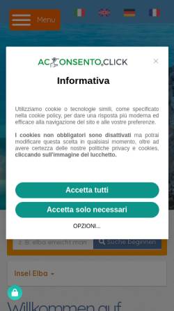 Vorschau der mobilen Webseite www.infoelba.net, Infoelba
