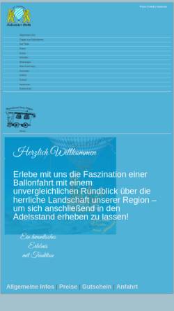 Vorschau der mobilen Webseite www.bayernhimmel.de, Ballonteam Hutthurmer, Passau