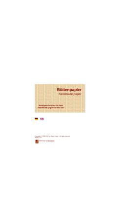 Vorschau der mobilen Webseite handpaper.freyerweb.at, Dieter Freyer Büttenpapier