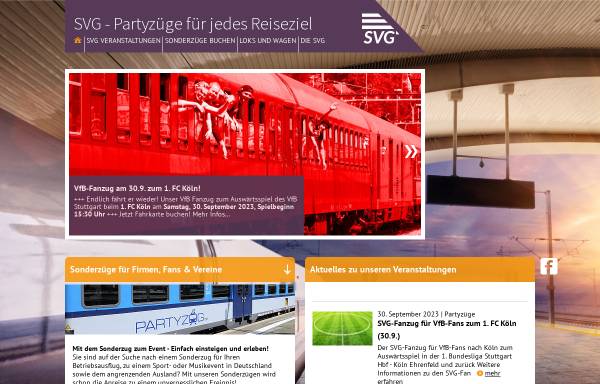 Vorschau von www.svgmbh.com, Schienenverkehrsgesellschaft mbH (SVG)
