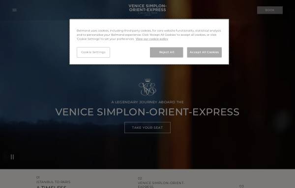 Vorschau von www.vsoe.com, Venice Simplon-Orient-Express
