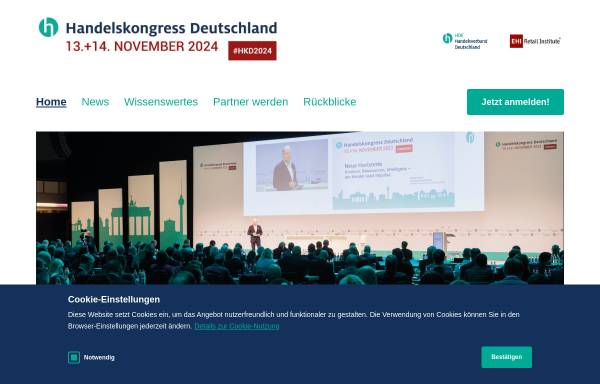 Vorschau von www.handelskongress.de, Deutscher Handelskongress