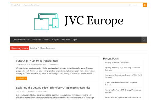 Vorschau von www.jvc-europe.com, JVC Deutschland GmbH