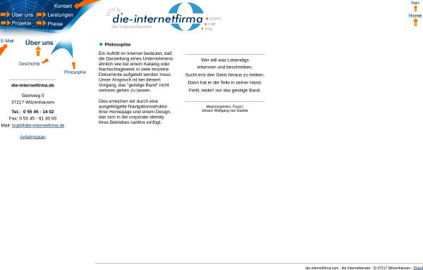 Vorschau von www.die-internetfirma.de, Die Internetfirma