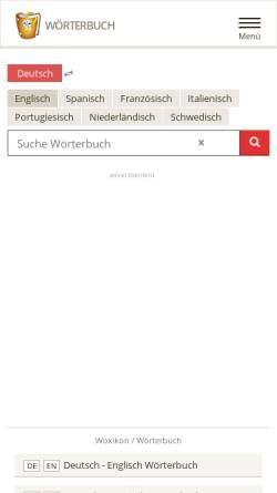Vorschau der mobilen Webseite odge.de, Odge