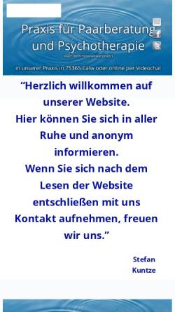 Vorschau der mobilen Webseite www.kuntzes.de, Stefan Kuntze