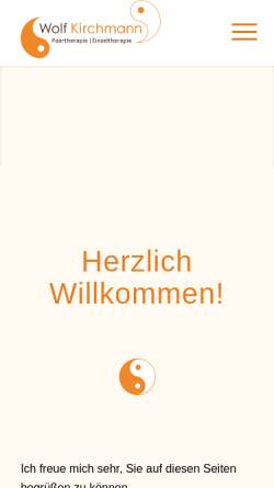 Vorschau der mobilen Webseite www.paartherapie-einzeltherapie-berlin.de, Wolf Kirchmann
