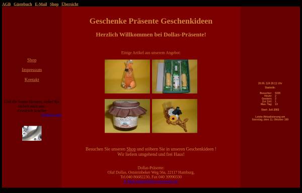 Vorschau von www.dollas-praesente.de, Dollas-Präsente, Olaf Dollas