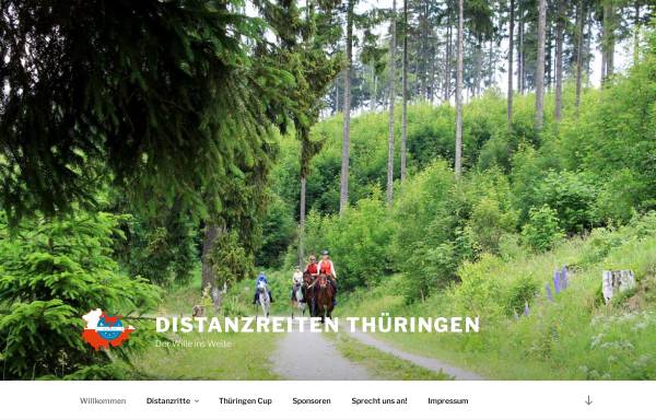 Vorschau von www.distanzreiten-thueringen.de, Distanzreiten Thüringen