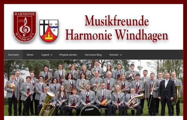 Vorschau von harmonie-windhagen.de, Musikverein Harmonie Windhagen e.V.