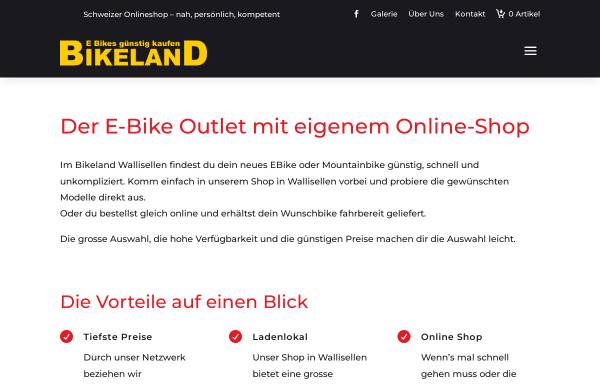 Vorschau von www.bike-land.ch, Bike-Land