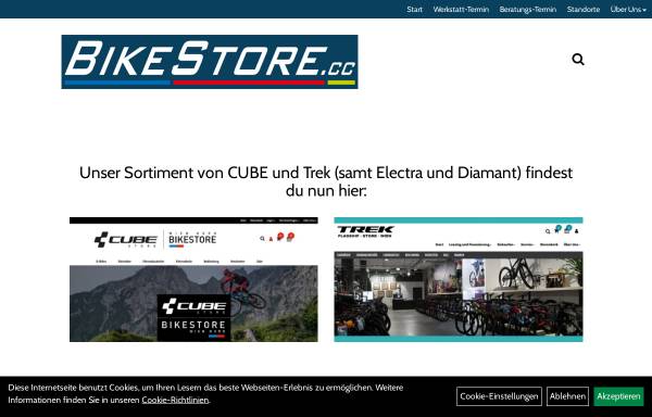 Vorschau von www.bikestore.cc, BikeStore, Manfred Kratzer