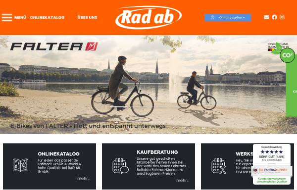 Vorschau von www.radab.de, Rad ab Gmbh