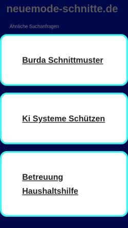 Neue Mode-Schnitte