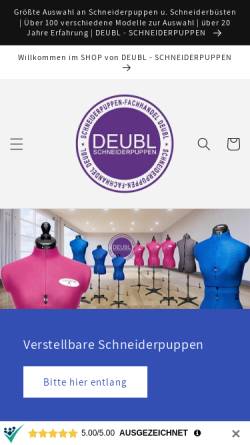 Vorschau der mobilen Webseite www.schneiderpuppen-fachhandel.com, Schneiderpuppen-Shop, Hans - Peter Deubl