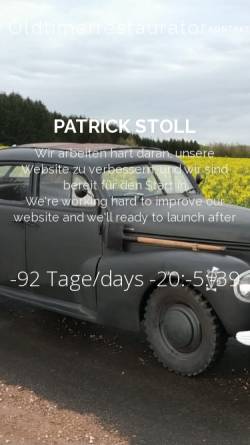 Vorschau der mobilen Webseite www.kdf-restaurator.de, Karosserierestaurierung Patrick Stoll