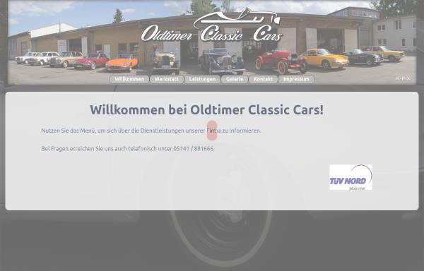 Vorschau von www.oldtimer-classic-cars.de, Oldtimer Classic Cars
