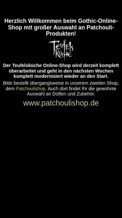 Vorschau der mobilen Webseite www.teufelskueche.de, Teufelsküche, Sascha Weyer e.K.