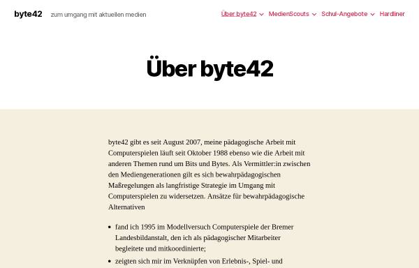 Vorschau von byte42.de, Byte42