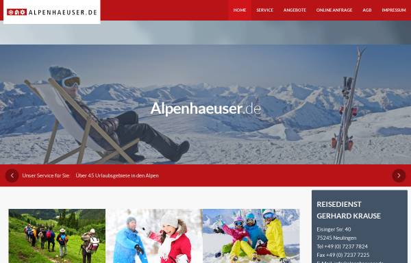 Vorschau von www.alpenhaeuser.de, Alpenhaeuser.de