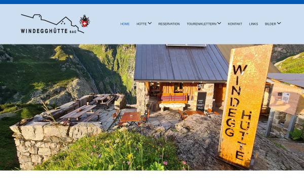 Vorschau von www.windegghuette.ch, Windegghütte SAC