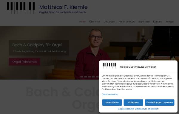 Vorschau von mfkiemle.de, Kiemle, Matthias F.