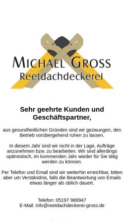 Vorschau der mobilen Webseite www.reet-vogelhaeuser.de, Reetgedeckte Vogelhäuser, Michael Gross