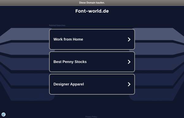 Vorschau von www.font-world.de, Font-World.de - Schriftartenarchiv für Windows