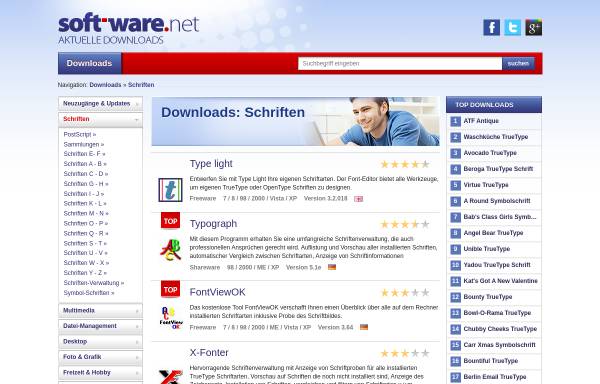 Vorschau von www.soft-ware.net, Soft-ware.net Download - Schriften