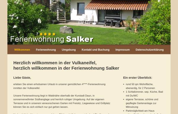 Vorschau von www.fewo-daun-salker.de, Ferienwohnung Salker