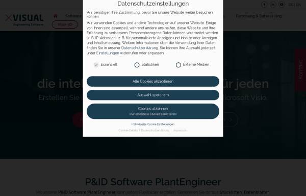 Vorschau von x-visual.net, Visual PlantEngineer