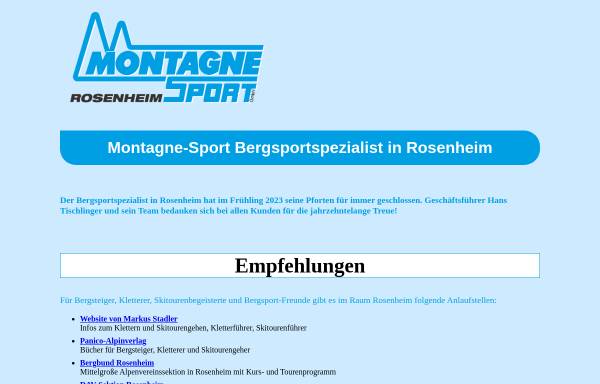 Vorschau von www.montagne.de, Montagne-Sport GmbH