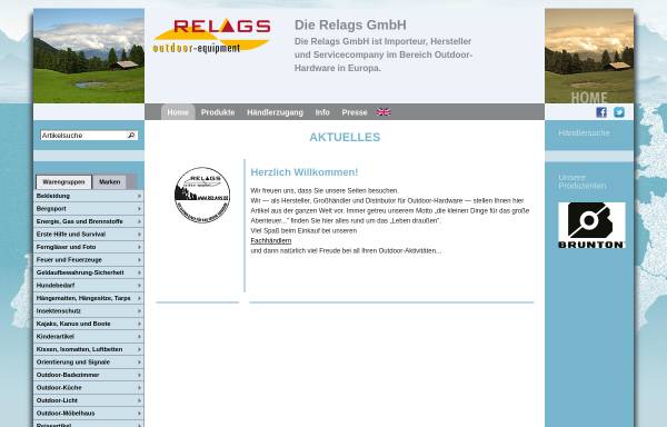 Vorschau von www.relags.de, Relags GmbH