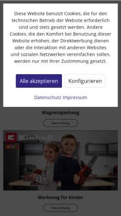 Vorschau der mobilen Webseite www.wehncke.de, Wehncke Freizeit