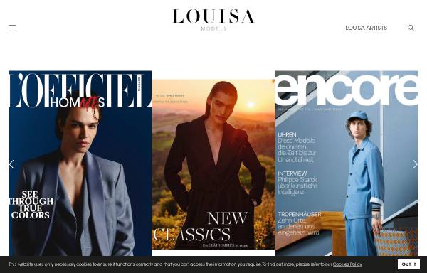 Vorschau von www.louisa-models.de, Louisa Models