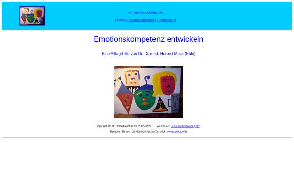 Vorschau von www.emotionskompetenz.de, Emotionskompetenz