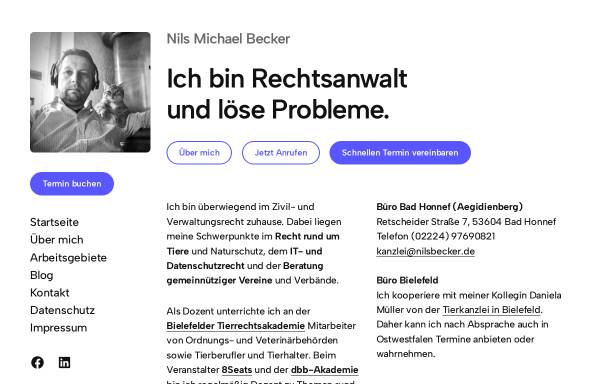 Vorschau von www.nilsbecker.de, Die Pferdebranche